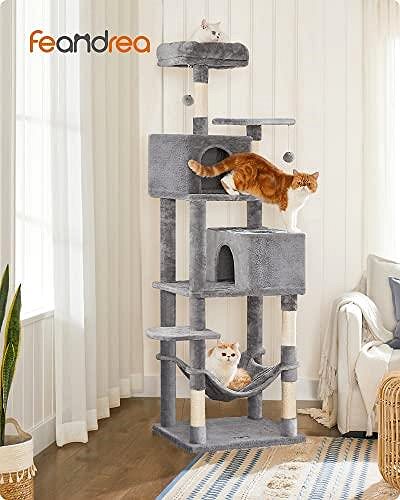 Cat scratching post Artenat Cat tree Ellery, 191 cm, grey .