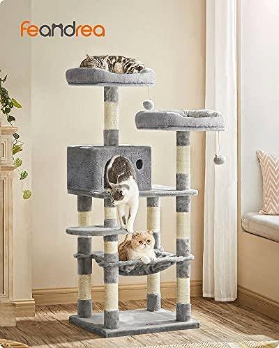 Cat scratching post Artenat Cat tree Micka, 143 cm, grey .