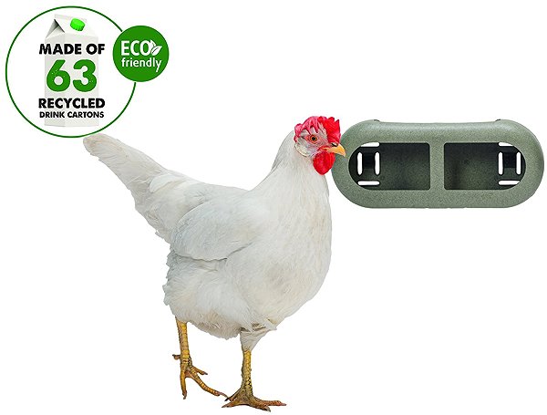 Beeztees Poultry Feeder 30cm, grey.