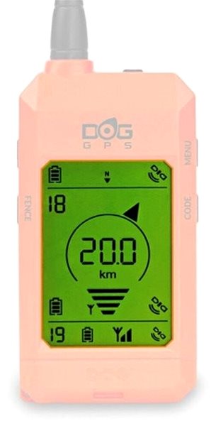 Elektrický obojok Dogtrace Vyhľadávacie zariadenie pre psov so zvukovým lokátorom DOG GPS X25B Short ...