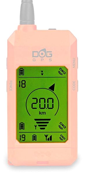 Elektrický obojok Dogtrace Vyhľadávacie a výcvikové zariadenie so zvukovým lokátorom DOG GPS X25TB Short ...