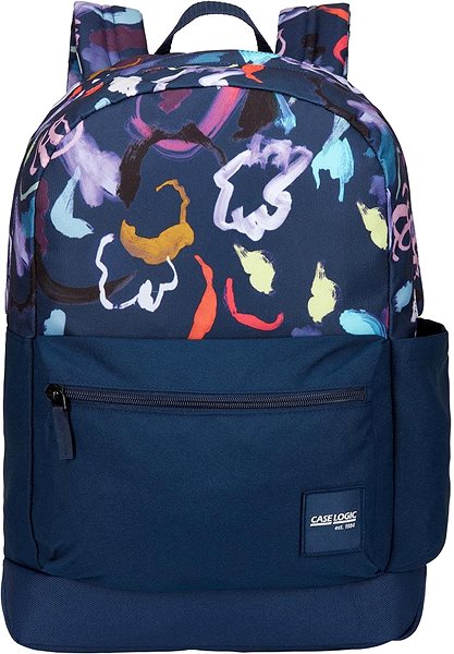 Laptop Backpack Case Logic Commence 24L CCAM1116 - Sketch Floral Dress Blue 15,6