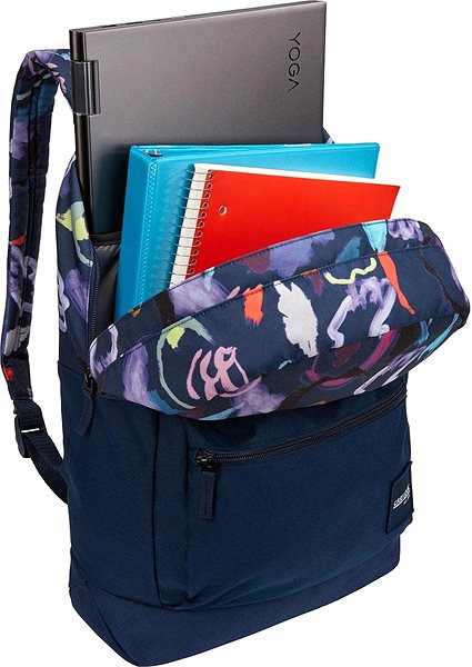 Laptop hátizsák Case Logic Commence 24L CCAM1116 - Sketch Floral Dress Blue 15,6