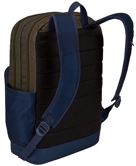 Laptop Backpack Case Logic Query Backpack 29L (OliveNight/DressBlue) Back page