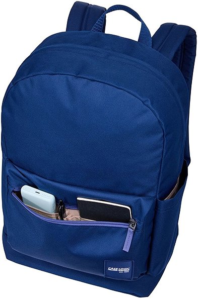 Laptop Backpack Case Logic Commence recycled backpack 24 l CCAM1216 - navy blue ...