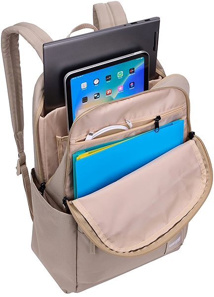 Laptop Backpack Case Logic Uplink recycled backpack 26 l CCAM3216 - light beige ...