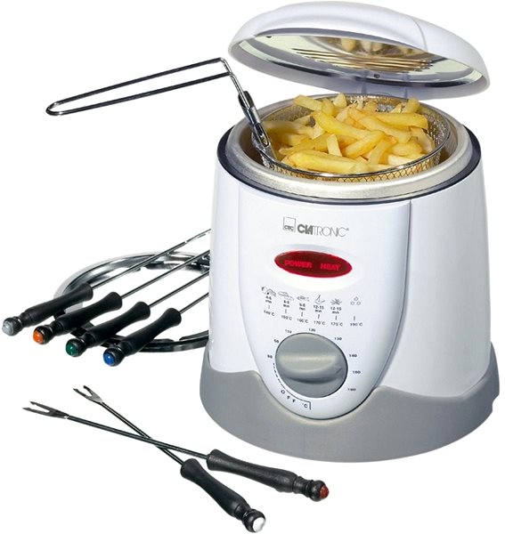 Deep Fat Fryer Clatronic FFR 2916 2-in-1 Fryer, Fondue ...