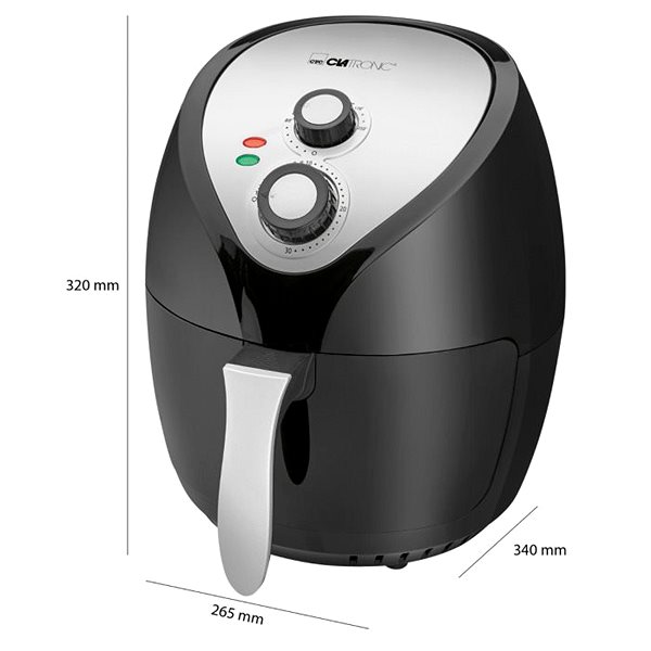 Deep Fryer Clatronic FR 3699 3,6L, Hot Air Technical draft