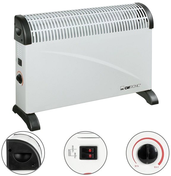 Konvektorheizung CLATRONIC KH 3077 ...