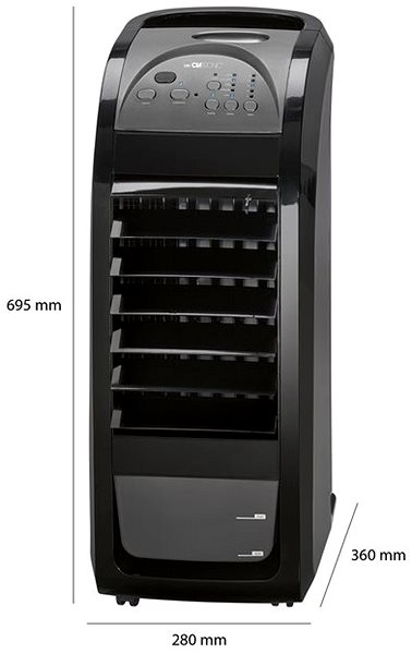 Léghűtő Clatronic LK3742 Műszaki vázlat