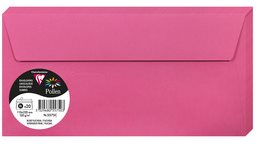 Briefumschlag CLAIREFONTAINE DL selbstklebend rosa 120g - Packung 20St ...