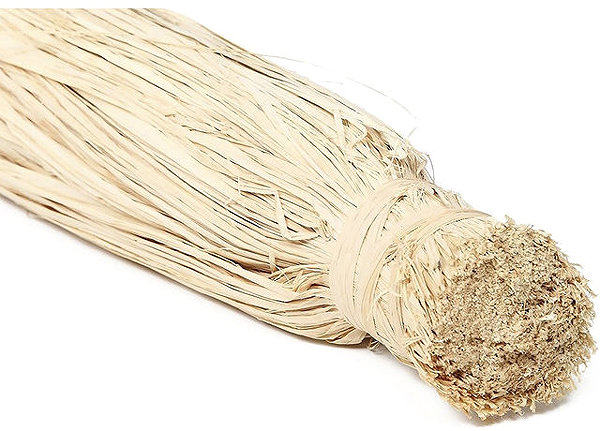 Díszszalag Clairefontaine Rafia (darabok), természetes, kék, 50 g ...