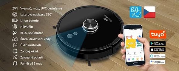 Robot Vacuum CleanMate LDS800 Features/technology
