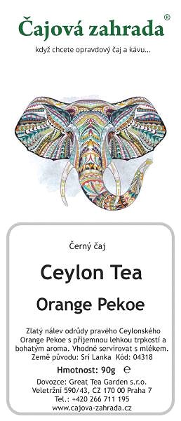 Čaj Čajová záhrada Ceylon Orange Pekoe – čierny čaj, 500 g ...