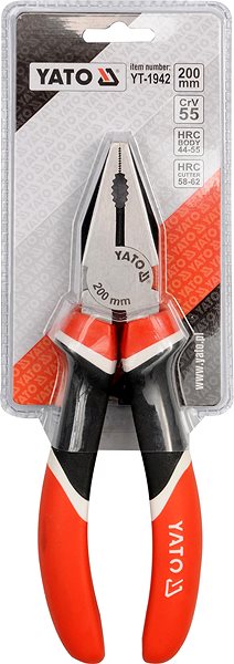 Combination pliers YATO Combination pliers 200 mm CrV YT-1942 .