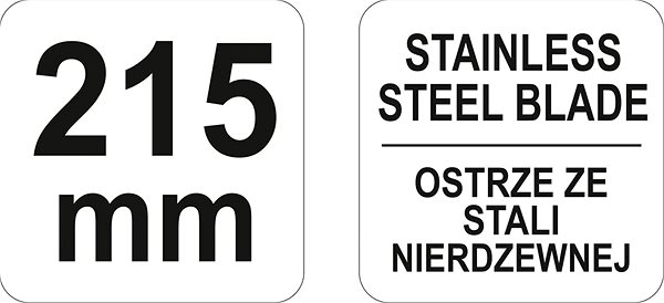 Papírvágó olló YATO, 215 mm ...