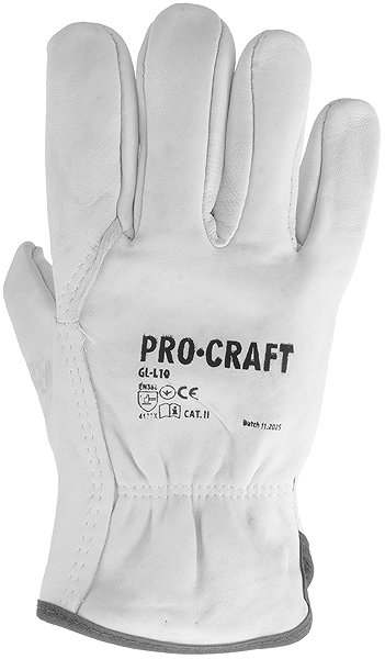 Munkakesztyű Procraft GL-L10 bőr munkavédelmi kesztyű ...