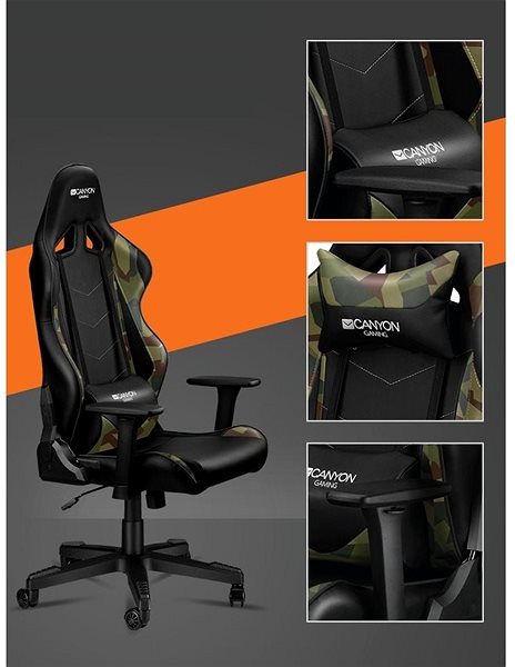 Gaming Chair Canyon Argama Features/technology