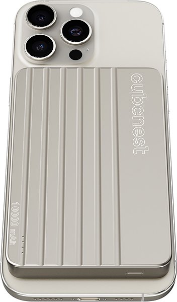 Power Bank Cubenest Slim Magsafe 10000 mAh S1B2 15W, titanium Lifestyle