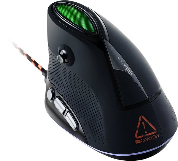Gaming Mouse Canyon CND-SGM14RGB Emisat Lateral view