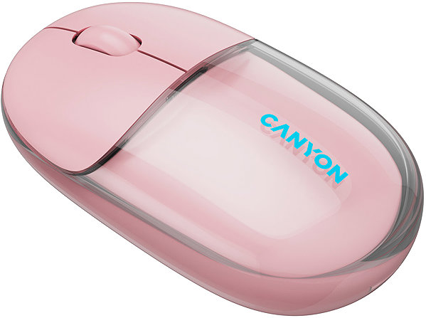 Mouse CANYON OnClick 24 BT/ Wireless Transparent/Pink ...