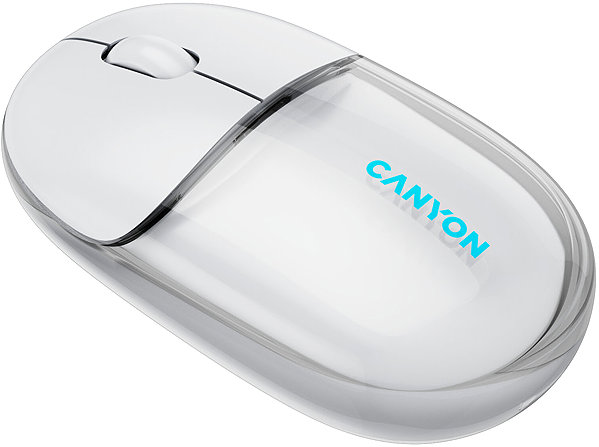 Mouse CANYON OnClick 24 BT/ Wireless Transparent/White ...