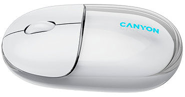 Mouse CANYON OnClick 24 BT/ Wireless Transparent/White ...