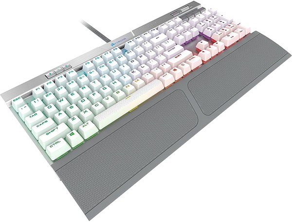 Gaming-Tastatur Corsair K70 MK.2 SE Cherry MX Speed - US Seitlicher Anblick