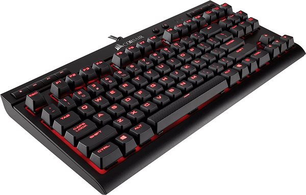 Gaming-Tastatur Corsair K63 Cherry MX Red - US ...