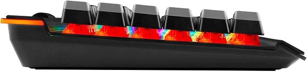 Herná klávesnica Corsair K95 RGB PLATINUM XT Cherry MX Speed - US Bočný pohľad