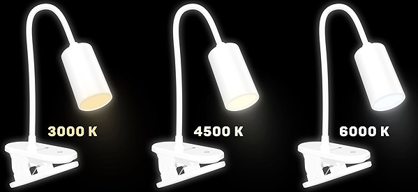Tischlampe CONNECT IT CLIP 2 LED, mit Clip, weiß ...
