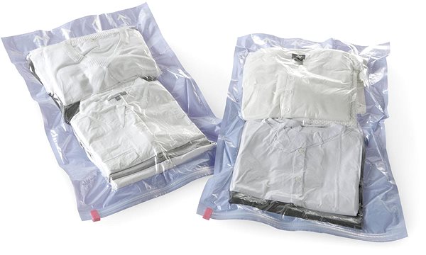 Vakuový pytel Compactor Set 2 ks cestovních vakuových pytlů Jet Roll Bags M 30 litrů, 45 x 65 cm PLA