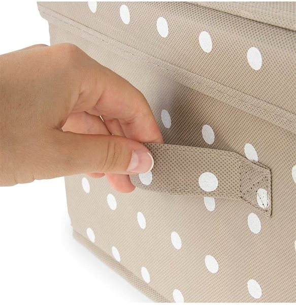 Úložný box Compactor, skladacia úložná škatuľa Rivoli 30 × 43 × 19 cm, hnedá ...