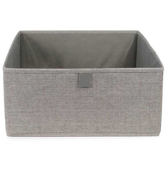 Úložný box Compactor, úložný box Oxford 36 × 42 × 16,5 cm, polyester, sivo-béžový ...