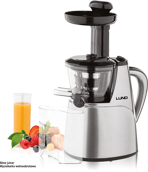 Juicer LUND Low speed juicer 150W SILVER Lifestyle