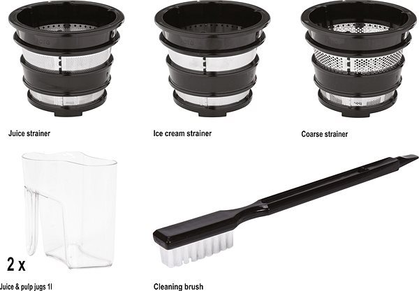 Juicer LUND Low speed juicer 150W SILVER Accessory