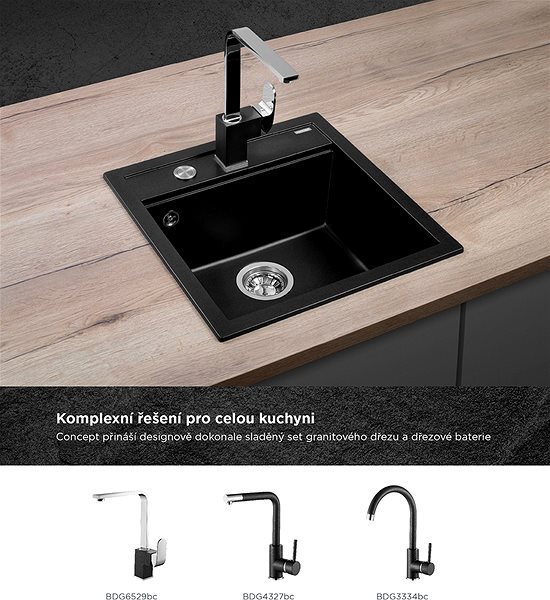 Granite Sink CONCEPT DG00C50bc ...
