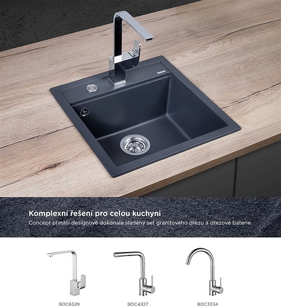 Granite Sink CONCEPT DG00C50dg ...