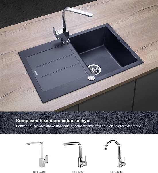 Granite Sink CONCEPT DG10C45dg ...
