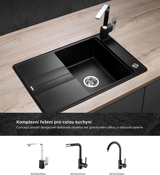Granite Sink CONCEPT DG10N50bc ...