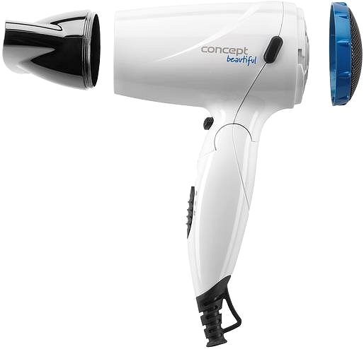 Hair Dryer CONCEPT VV5741 BEAUTIFUL 1500 W White + Blue Features/technology