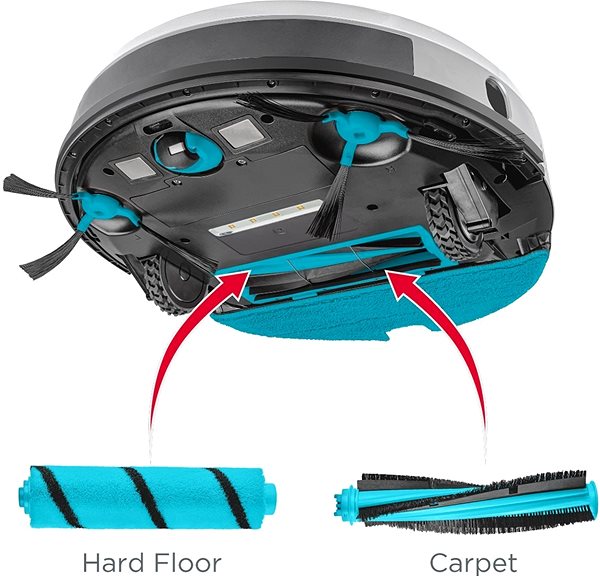 Robot Vacuum CONCEPT VR3205 3-in-1 PERFECT CLEAN Laser UVC Y-Wash Accessory