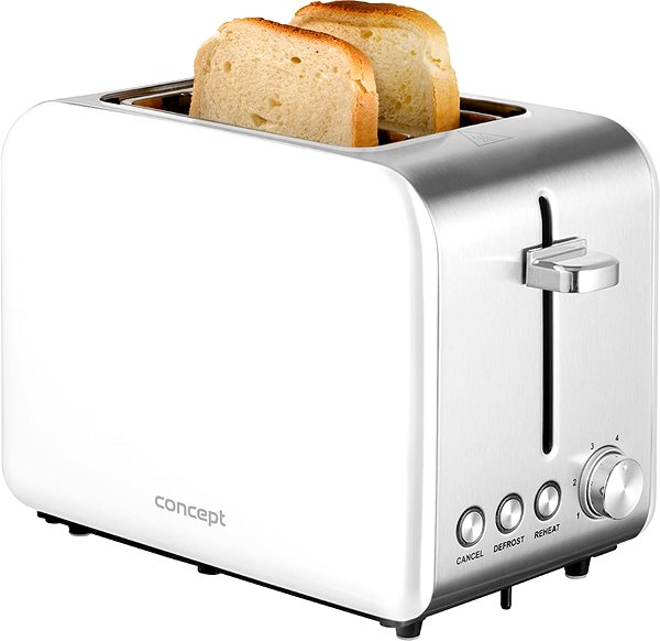 Toaster CONCEPT TE2051 WHITE Toaster Lifestyle