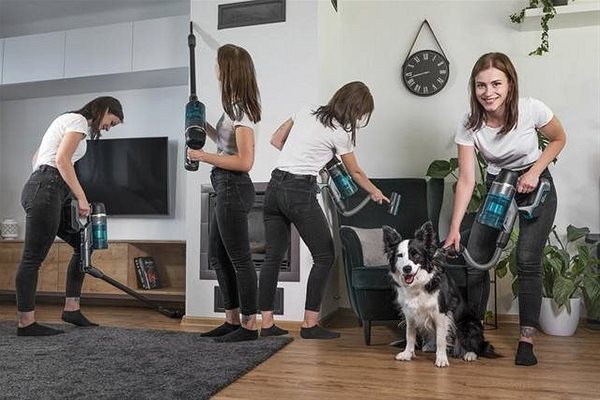 Upright Vacuum Cleaner CONCEPT VP6130 ICONIC Animal Smart Flex 29.6 V ...