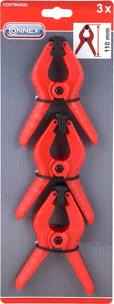 Carpenter's clamp CONNEX Spring clamp 110 mm, 3 pcs .