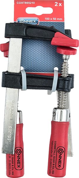 Carpenter's clamp CONNEX Carpenter's clamp 100x50mm, 2 pcs .