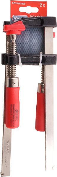 Carpenter's clamp CONNEX Carpenter's clamp 200x50mm, 2 pcs .