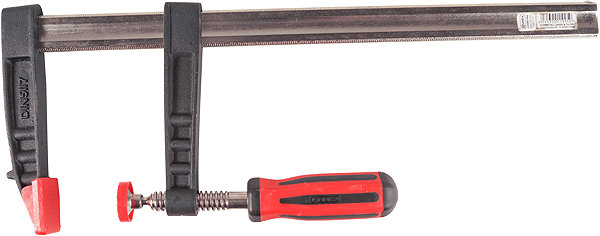 Joinery clamp CONNEX Joinery clamp 400 × 120 - 2K handle, zinc plated.