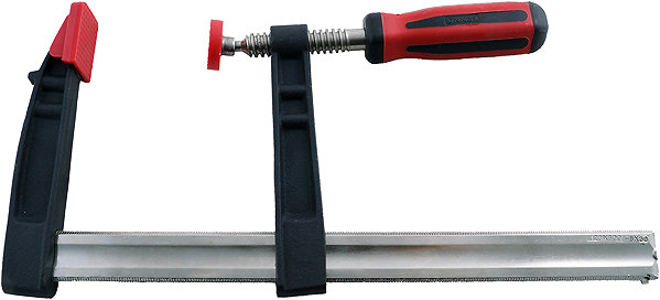Joinery clamp CONNEX Joinery clamp 300 × 120 - 2K handle, zinc plated.