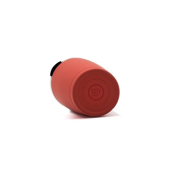 Thermal Mug Cool Bottles Stainless steel thermo mug Vivid Red triple layer 550 ml Bottom side